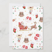 Invitation Mangez un verre et soyez joyeux (Dos)