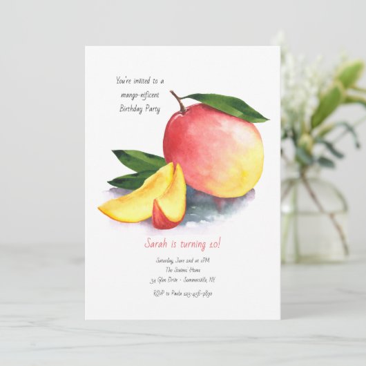 Invitation Mangue (Debout devant)