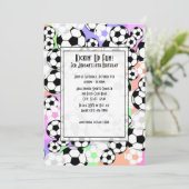 Invitation Mania de soccer / Couleur (Debout devant)