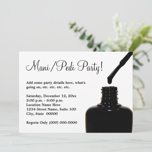 Invitation Manicure (Debout devant)