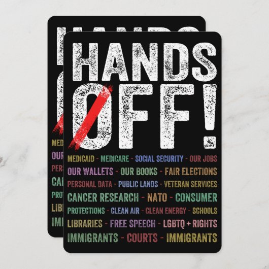 Invitation Manifestation (Devant / Derrière)