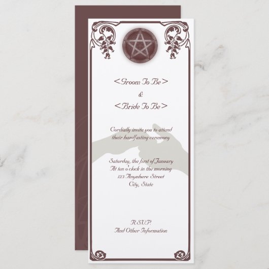 Invitation Manipulation (Devant / Derrière)