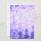 Invitation Mannequin Moderne Glamour Mode Violet Lavage de Ma (Dos)