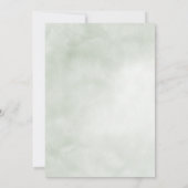 Invitation Manoir Rustique Aquarelle Maison Italie Toscane (Dos)