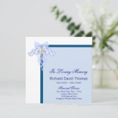 Invitation Mans Marine Croix Bleue Dans Love Mémoire (Debout devant)