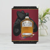 Invitation Mans Whiskey Agé À Perfection Anniversaire Fête (Debout devant)