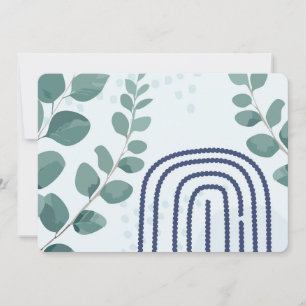 Invitation Mante religieuse eucalyptus Art botanique australi