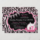 Invitation Manucure et pédicure Spa fête Anniversaire Invitat (Devant / Derrière)