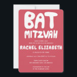 Invitation Manufacture super Personnalisée Bat mitzvah Étoile<br><div class="desc">Carte parfaite pour annoncer un bat mitzvah ! L'art à la main pour vous avec le lettrage à l'avant et un motif à l'arrière ! ENTIÈREMENT PERSONNALISABLE ! Cliquez sur "Personnaliser" ci-dessus pour modifier le texte. Cliquez sur "modifier à l'aide de l'outil de conception" pour ajuster les polices, les couleurs...</div>
