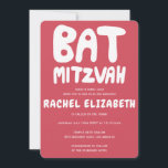 Invitation Manufacture super Personnalisée Bat mitzvah Étoile<br><div class="desc">Carte parfaite pour annoncer un bat mitzvah ! L'art à la main pour vous avec le lettrage à l'avant et un motif à l'arrière ! ENTIÈREMENT PERSONNALISABLE ! Cliquez sur "Personnaliser" ci-dessus pour modifier le texte. Cliquez sur "modifier à l'aide de l'outil de conception" pour ajuster les polices, les couleurs...</div>