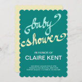 Invitation manuscrit (Devant / Derrière)