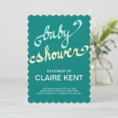 Invitation manuscrit (Debout devant)