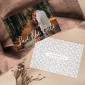 Invitation manuscrit | Photo Enregistrer La Date