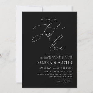 Invitation Manuscrite Minimaliste Rien de Fantaisi