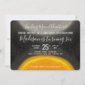 Invitation manuscrite pour anniversaire dans la ga (Devant)