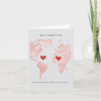 Invitation Map Connection Card
