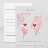 Invitation Map Connection Card (Devant / Derrière)