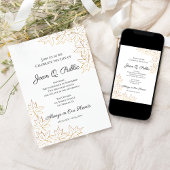 Invitation Maple Feuilles de l'automne commémoration de la vi