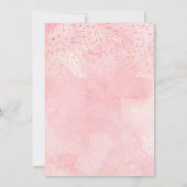 Invitation Maquillage d'aquarelle glamour entre filles Ados S (Dos)