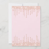 Invitation Maquillage de Glam Party (Dos)