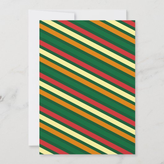 Invitation Marathon de Noël mignon (Dos)