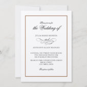 Invitation Marbled Simple Elegance (Devant)