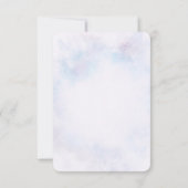 Invitation marbre aquarelle première communion (Dos)