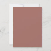 Invitation Marbre beige élégant | Sage Rose Gold Graduation (Dos)