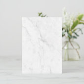 Invitation Marbre Blanc (Debout devant)