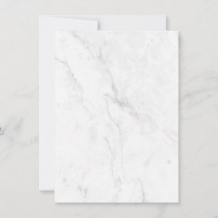 Invitation Marbre Blanc