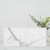 Invitation Marbre Blanc (Debout devant)