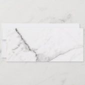Invitation Marbre Blanc (Dos)