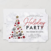 Invitation Marbre de fête de Noël de l'entreprise (Devant)