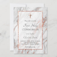 Marbre d'or rose Première communion sainte