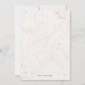 Invitation Marbre | Fiançailles de typographie moderne simple (Dos)