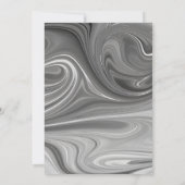 Invitation Marbre Liquide Cinquante Et Fabuleux anniversaire (Dos)