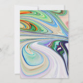 Invitation Marbre Liquide Vibrant Cinquante Et Fantastique An (Dos)