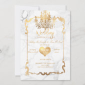 Invitation Marbre PixDezines/Ananas Royal Hawaiian (Dos)