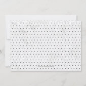 Invitation Marbre | Simple moderne Wedding shower Couples (Dos)