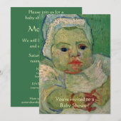 Invitation Marcelle Roulin par Vincent van Gogh, Baby shower (Devant / Derrière)