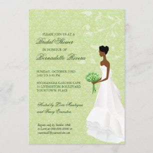 Invitation Marchant l'invitation de Fête de la mariée de