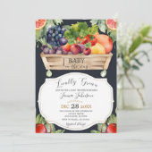 Invitation Marché Agricole Stand Localement Cultivé Bébé Douc (Debout devant)