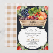 Invitation Marché Agricole Stand Localement Cultivé Bébé Douc (Devant / Derrière)