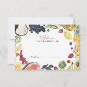 Invitation Marché | Conseils de Fête des mariées pour la cart (Devant)