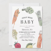 Invitation Marché de bébé cultivé localement Douche (Devant)