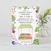 Invitation Marché de fermiers (Debout devant)