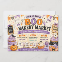 Marché de la boulangerie Halloween Boo Vente de pâ