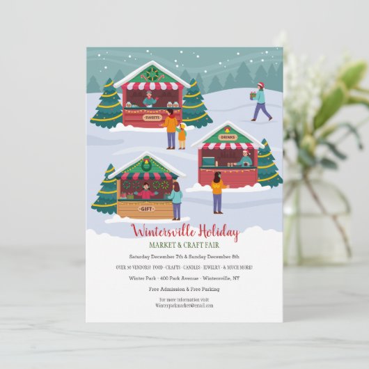 Invitation Marché de Noël (Debout devant)