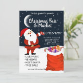 Invitation marché de noël et foire (Debout devant)