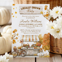 Marché de producteurs de bébé automne local